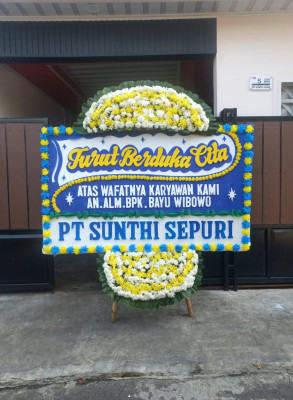 Papan Bunga Duka di Pondok Betung